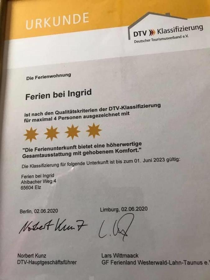 Ferienwohnung Bei Ingrid Elz Luaran gambar